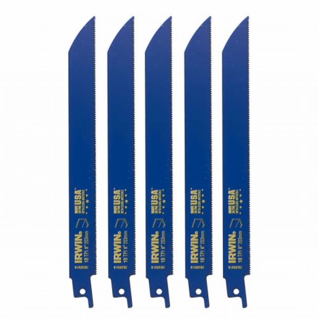 Irwin IRW10504156 Bi-Metal Reciprocating Saw Blades - PacK of 5