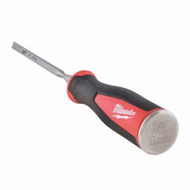 Milwaukee 4932479892 1/4 Inch Bevelled Edge Chisel - Image 3