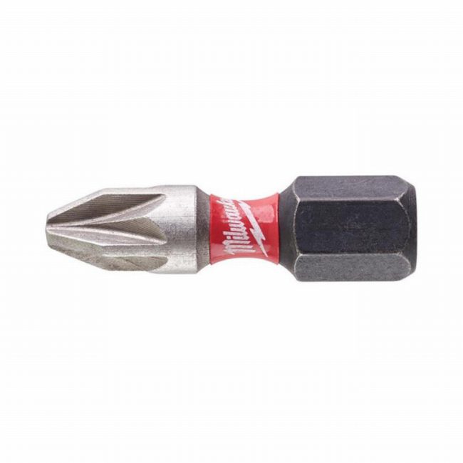 Milwaukee 4932472040 PZ2 25mm Shockwave Impact ScrewBits - 2pc - Image 3