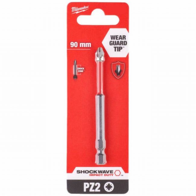 Milwaukee 4932472054 PZ2 x 90mm SHOCKWAVE Impact Drill Bit