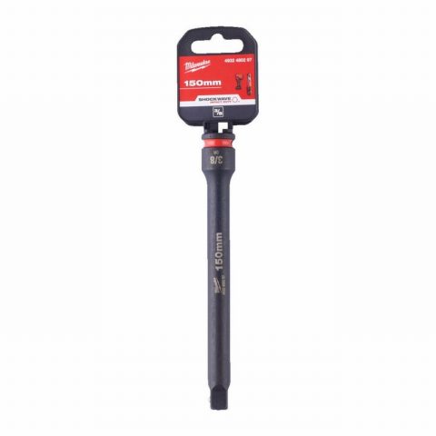 Milwaukee 4932480297 150mm 3/8” Sq. SHOCKWAVE Socket Extension