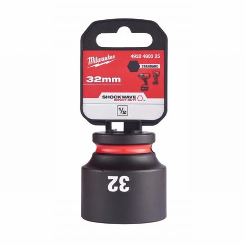 Milwaukee 4932480325 32mm 1/2” SHOCKWAVE Impact Socket