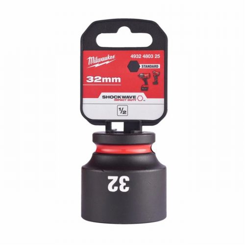 Milwaukee 4932480325 32mm 1/2” SHOCKWAVE Impact Socket