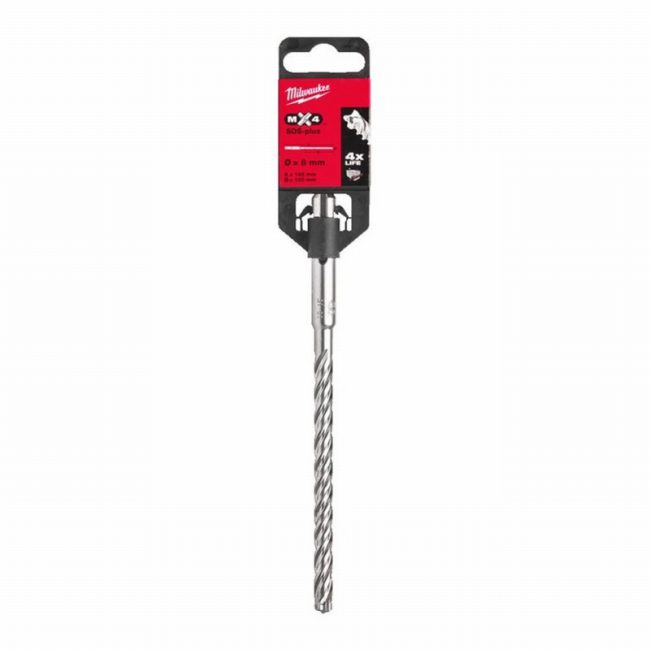 Milwaukee 4932352022  8.0 x 165mm MX4 SDS-Plus Hammer Drill Bit - Image 3