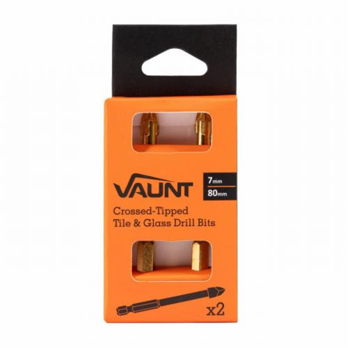 Vaunt V1332015   7.0mm × 80mm Tile & Glass Drill Bit – Pack of 2
