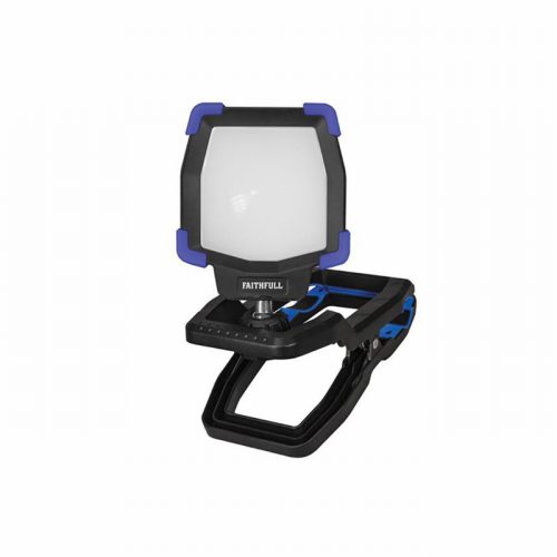 Faithfull FPPCLIP30R 30W Cordless Rechargeable 3000Lm Clip Light