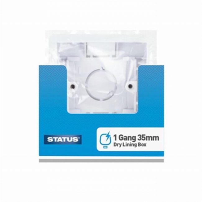 Status SDLB1GB6 Dry Lining Pattress Box 1G