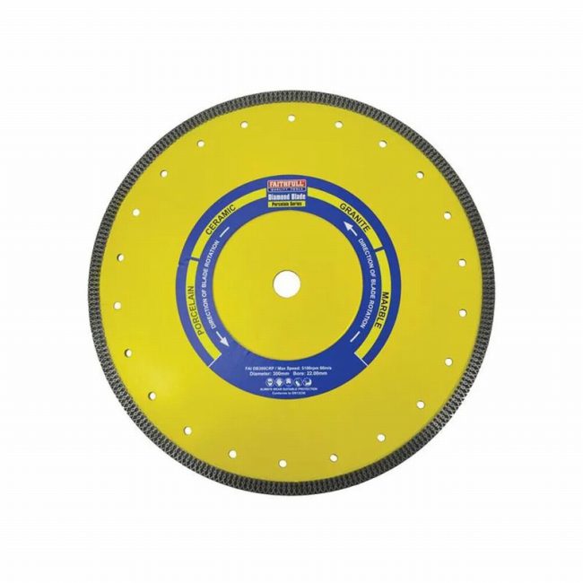 Faithfull FAIDB300CRP 300 x 20mm Porcelain Diamond Blade