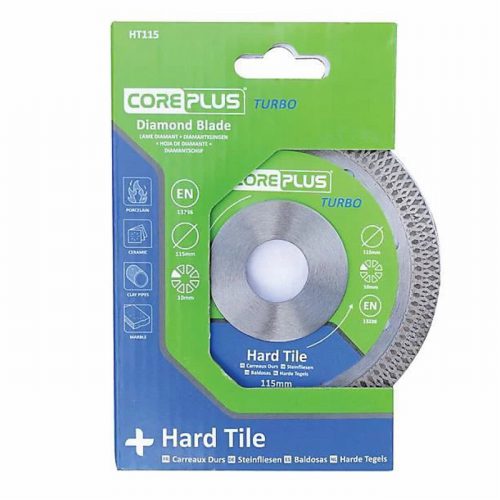 CorePlus CORDBPT115 115 x 22mm Hard Tile Turbo Diamond Blade