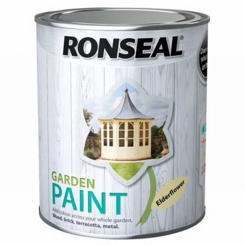Ronseal L06212 750ml Garden Paint Elderflower