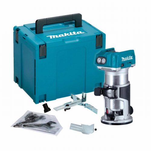 Makita DRT50ZJ 18V LXT Brushless Router/Trimmer – Body with Case