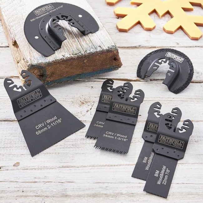 Faithful FAIMFKIT7 Multi-Function Tool Blade Set - Pack of 7 - Image 6