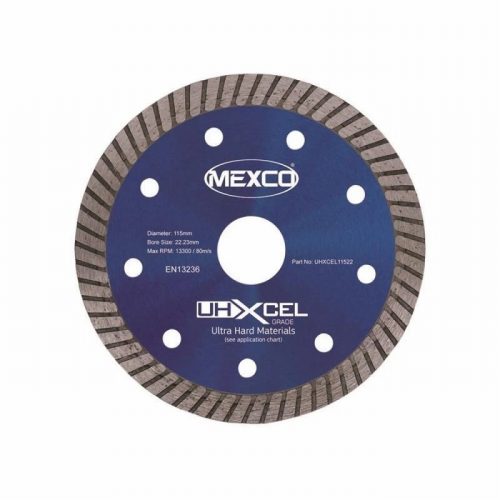 MEXCO MEXUHXL115  115x22mm UHXCEL Hard Materials Diamond Blade