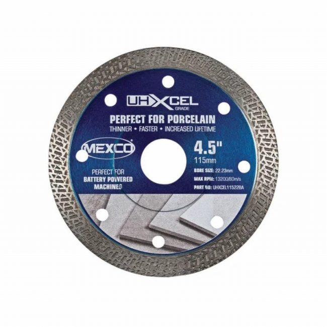 MEXCO MEXUHXL115BA 115x22mm UHXCEL Porcelain & Ceramic Blade