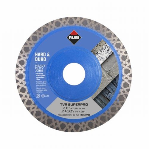 RUBI RUB30986 115mm TVR115 TVR SUPERPRO Diamond Blade