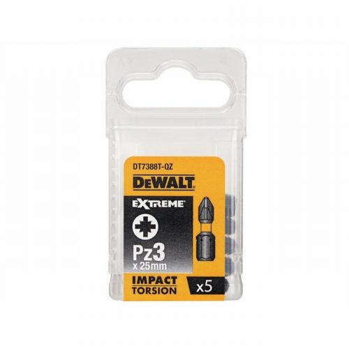DeWalt DT7388T PZ3 x 25mm Impact Torsion Driver Bits Pack of 5