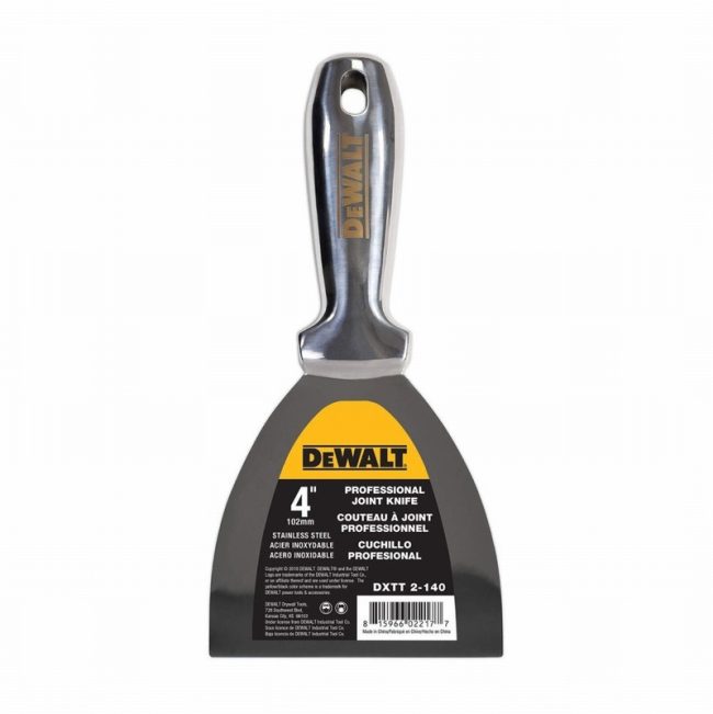 DeWalt DXTT2-404 4in Drywall S/Less Steel Jointing/Filling Knife