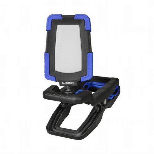Faithfull FPPCLIP10R 10W Cordless Rechargeable Clip Light