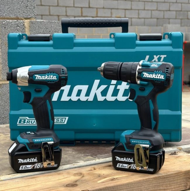 Makita DLX2414ST 18V Combi Drill & Impact Driver Twin Kit - Image 9