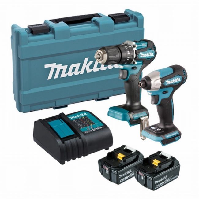Makita DLX2414ST 18V Combi Drill & Impact Driver Twin Kit - Image 12