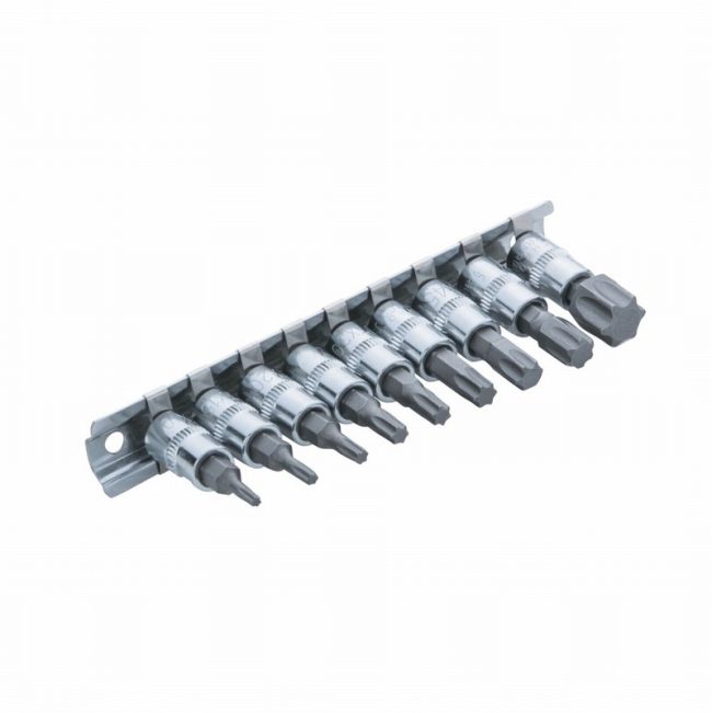 Blue Spot 01521 1/4" Torx Bit Socket Set (T10-T60) - 9 Piece - Image 2