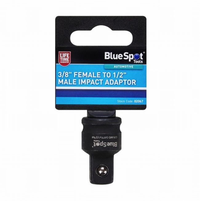 BlueSpot 02067 3/8" Female To 1/2" Male Impact Adaptor