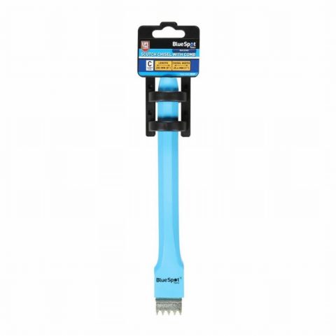 BlueSpot 25109 8″ x 1″ Scutch Chisel With Comb
