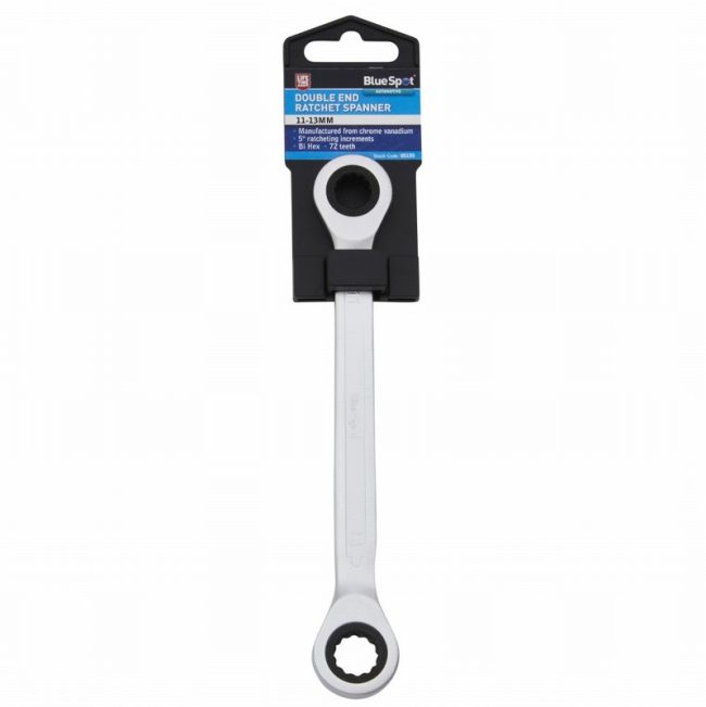 BlueSpot 05135 Double End Ratchet Spanner 11-13mm
