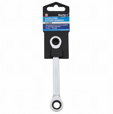 BlueSpot 05134  8-10mm Double End Ratchet Spanner