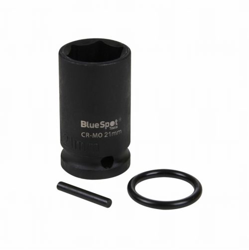 BlueSpot 01601 21mm 1/2″ Impact Scaffold Socket With Ring & Pin