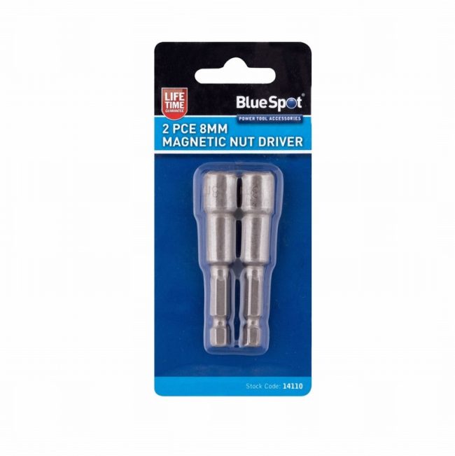 BlueSpot 14110 8mm Magnetic Nut Driver - 2 Piece - Image 2