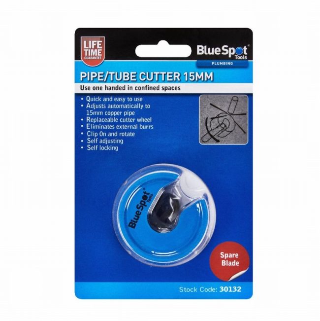 BlueSpot 30132  15mm Pipe And Tube Cutter With Extra Blade - Image 2