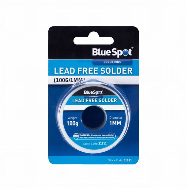BlueSpot 31111  100g/1mm Lead Free Solder - Image 2