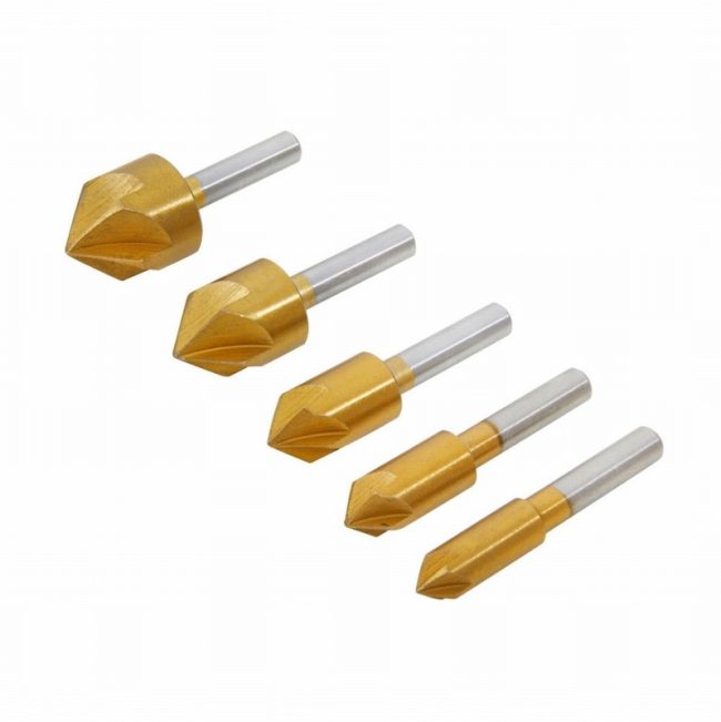 BlueSpot 20312  8-19mm HSS Countersink Bits - 5 Piece - Image 2