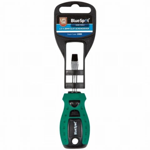 BlueSpot 13000  6.5 x 38mm Slotted Screwdriver