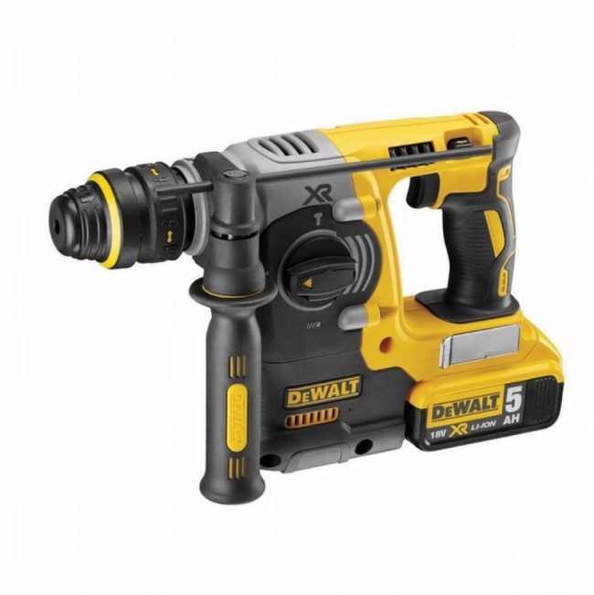 Dewalt DCH273P2 18V XR Brushless SDS+ Drill with 2 x 5Ah Battery - Image 3