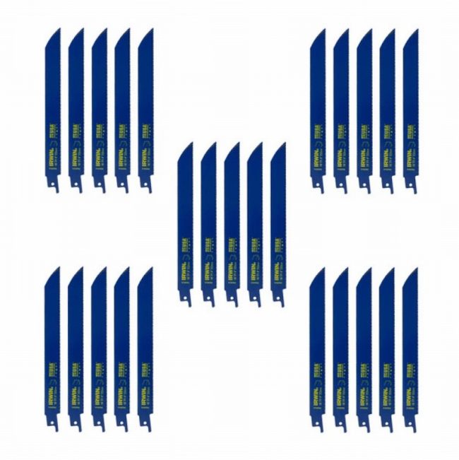 Irwin IRW10504140  200mm 18 TPI Sabre Saw Blade Metal Cut - 25pc - Image 2