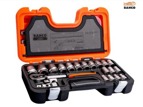 Bahco S240 Socket Set of 24 Metric 1/2in Drive