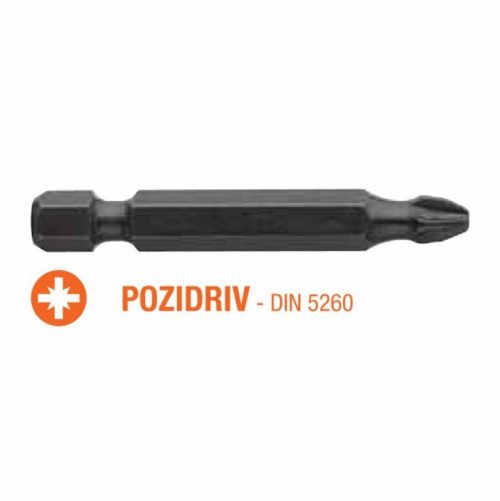 USH UUSG0013631  50mm 1/4″ Screw Bit PZ2 – 10 Pieces
