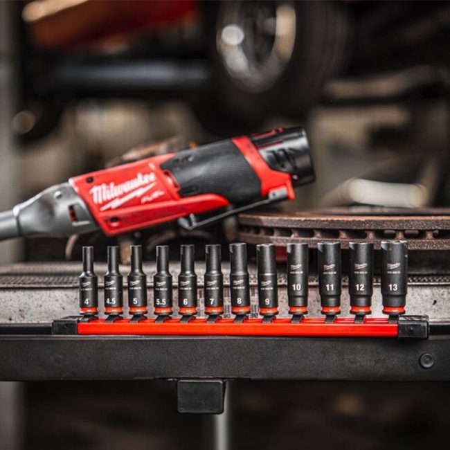Milwaukee 4932480453 12 Piece 1/4" Shockwave Impact Socket Set - Image 3