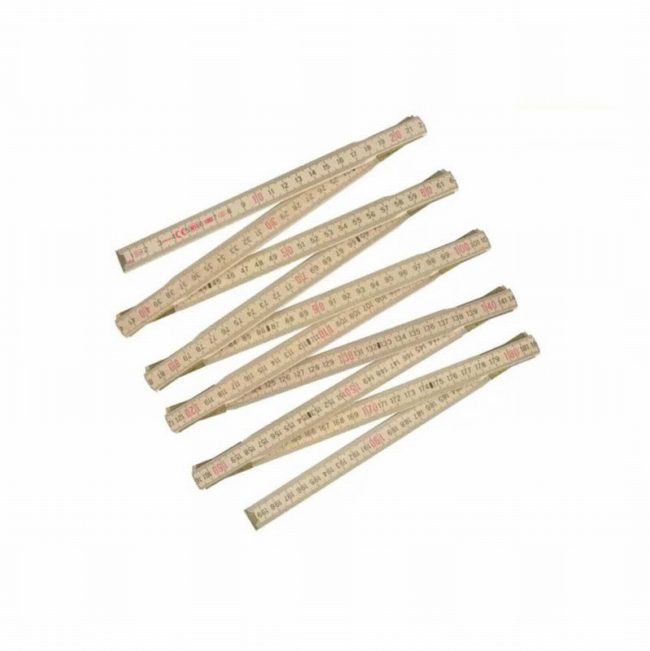 Stanley STA035455 Wooden Folding Rule 2m - Image 2
