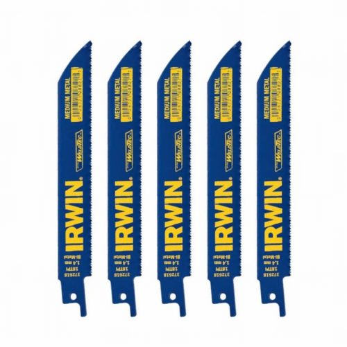 Irwin IRW10504153 Recip Saw Blade 618R 150mm Metal Cutting – 5pc