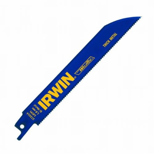 Irwin IRW10504154 150mm Recip Saw Blade 624R Metal Cutting – 5pc