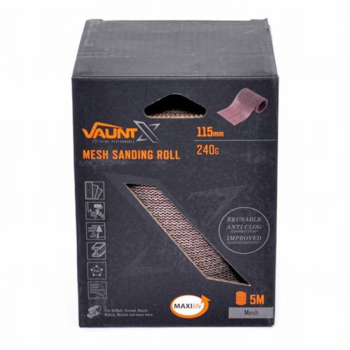 Vaunt X1357063 115mm x 5m 240 Grit Mesh Net Sanding Roll