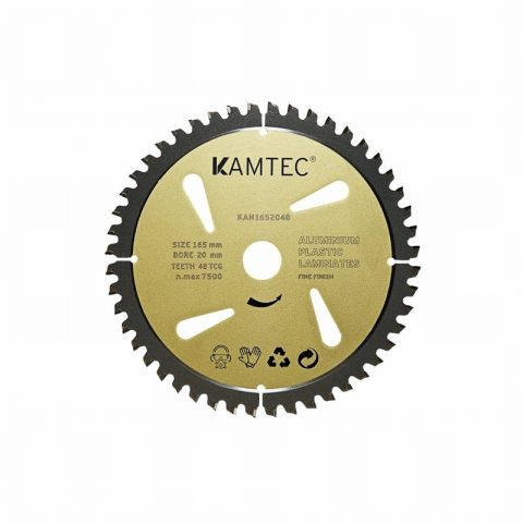 Kamtec KAN1652048 165 × 20 mm 48T Gold TCT Saw Blade