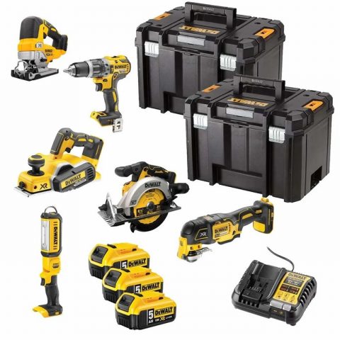 DeWalt DCK667P3T-GB 18V LXT Cordless Brushless 6 Piece Kit