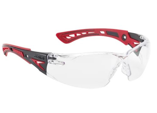 Bolle RUSHPPSI Safety RUSH+ Safety Glasses – Clear