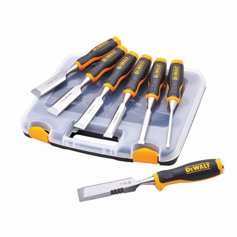 DeWalt DWHT48305 Chisel Set With Free Chisel Knife – 6 Piece