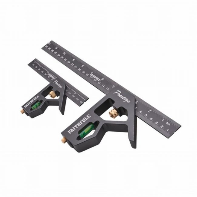 Faithfull FAICS300TCNC 150mm&300mm Combination Square Twin Pack - Image 2