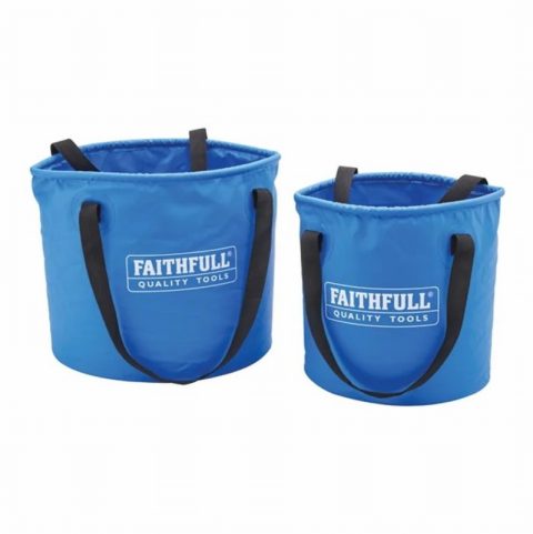 Faithfull FAI1220LBUC 12L&20L Collapsible Bucket Pack